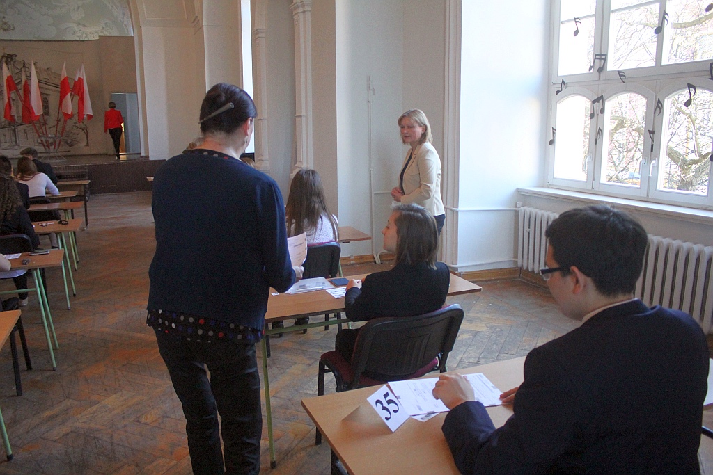 Egzamin gimnazjalny w SG TWP