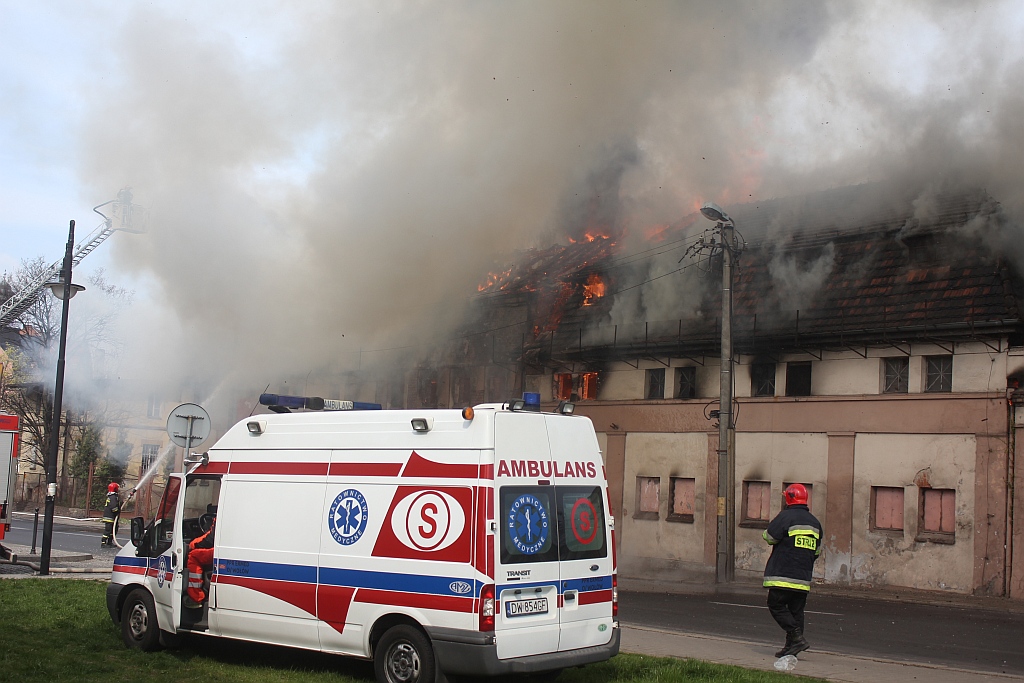 Pożar na Kartuskiej. Była stolarnia w ogniu
