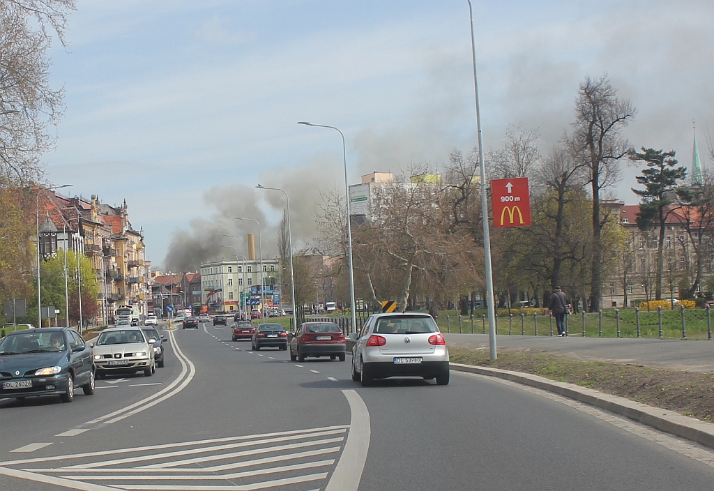 Pożar na Kartuskiej. Była stolarnia w ogniu
