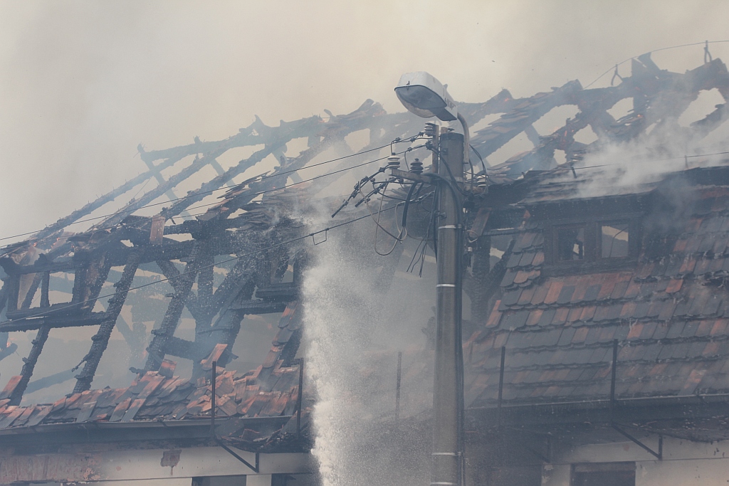 Pożar na Kartuskiej. Była stolarnia w ogniu
