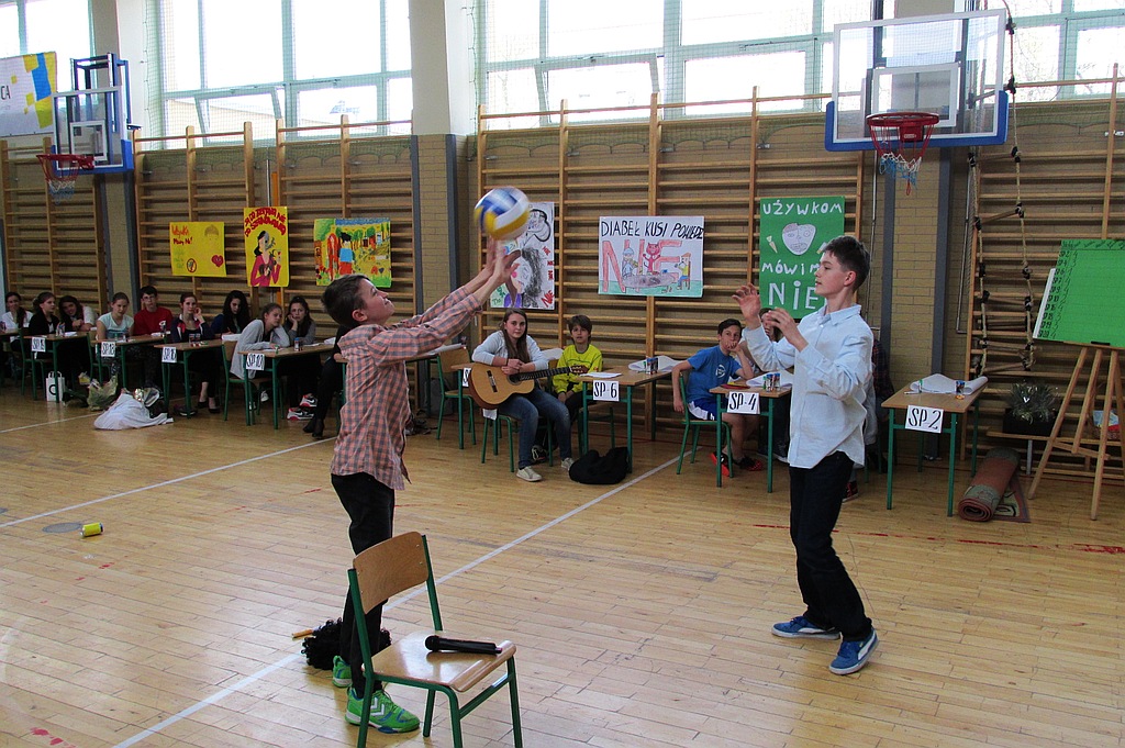 Finał konkursu „By zdrowym być” w SP 18