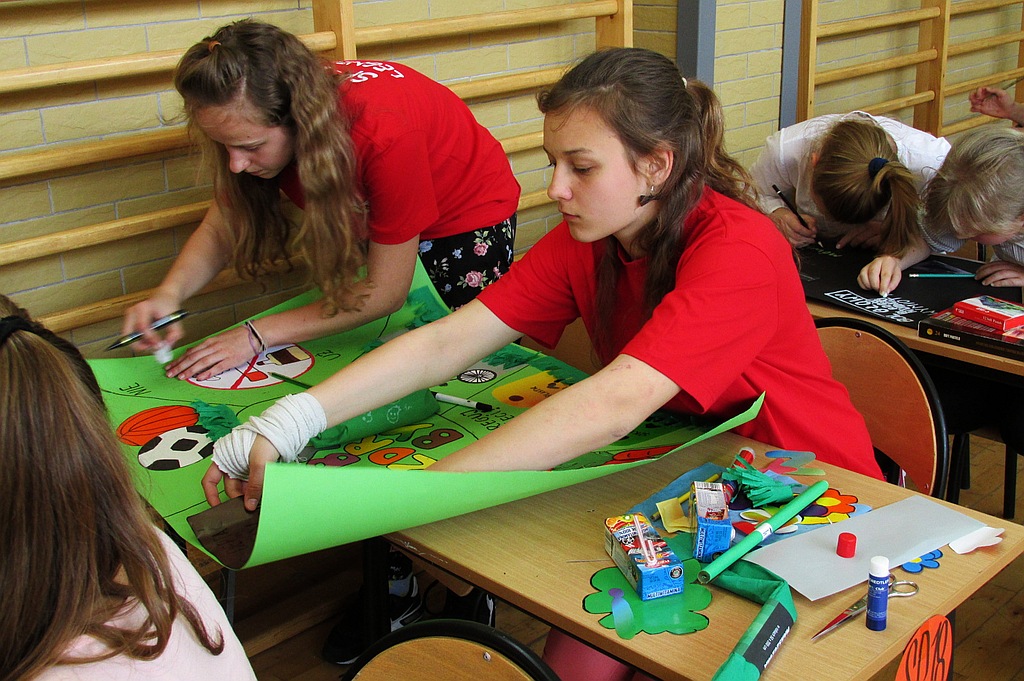 Finał konkursu „By zdrowym być” w SP 18