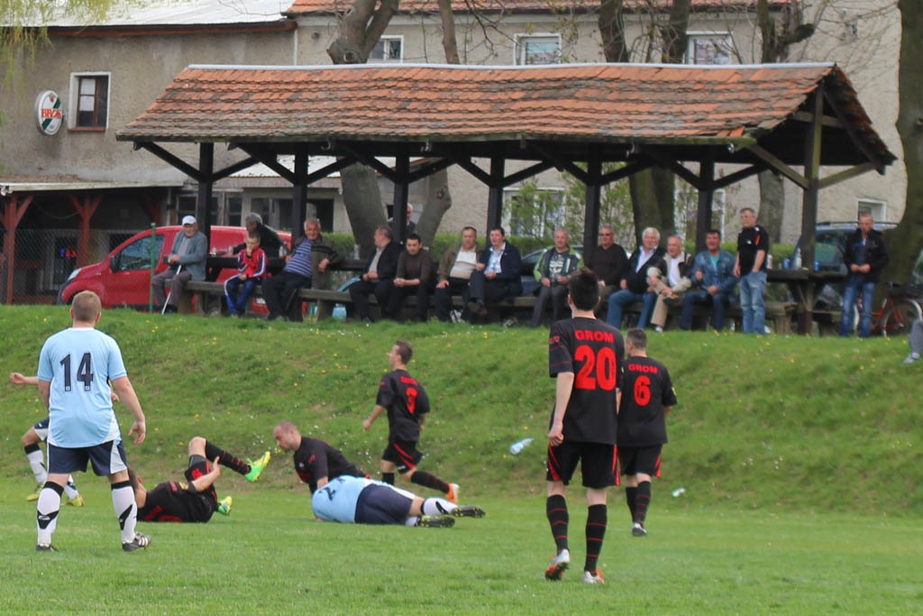 Klasa A: Błękitni - Grom 0:5 (0:1)