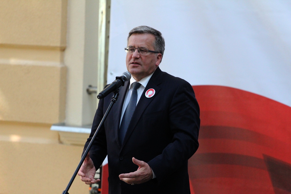 Prezydent wyjechał z Legnicy z miodem i książkami
