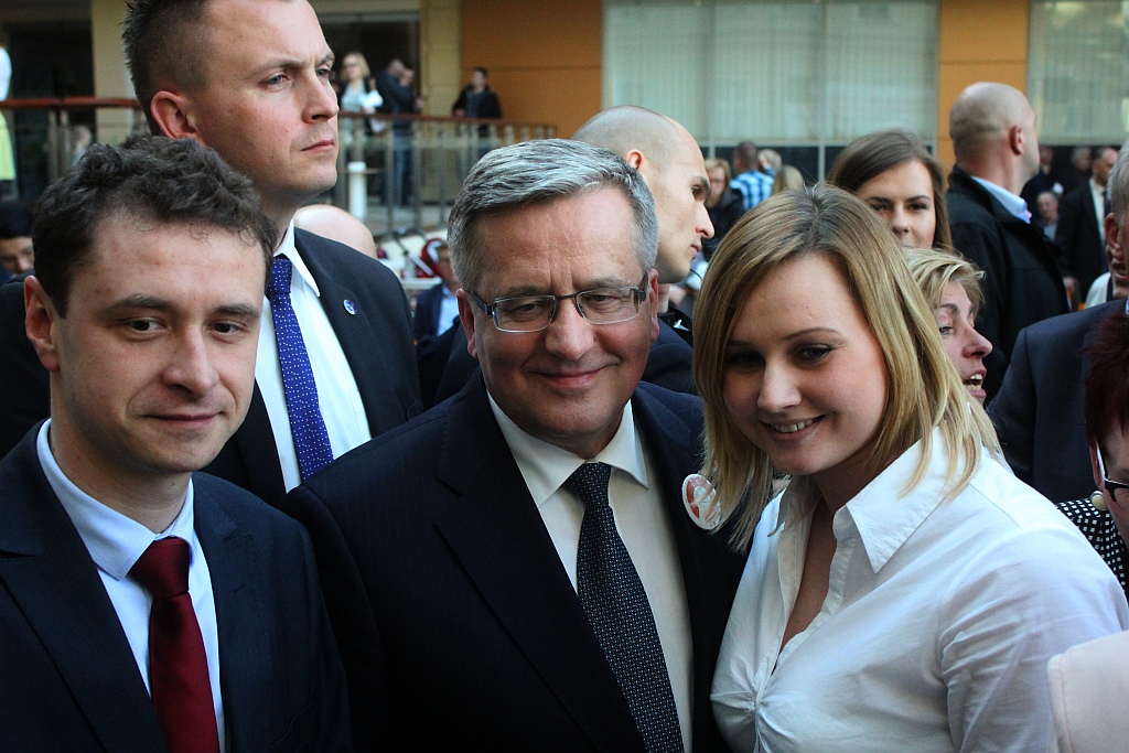 Prezydent wyjechał z Legnicy z miodem i książkami
