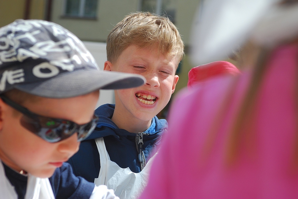 Malowanie godła w rynku