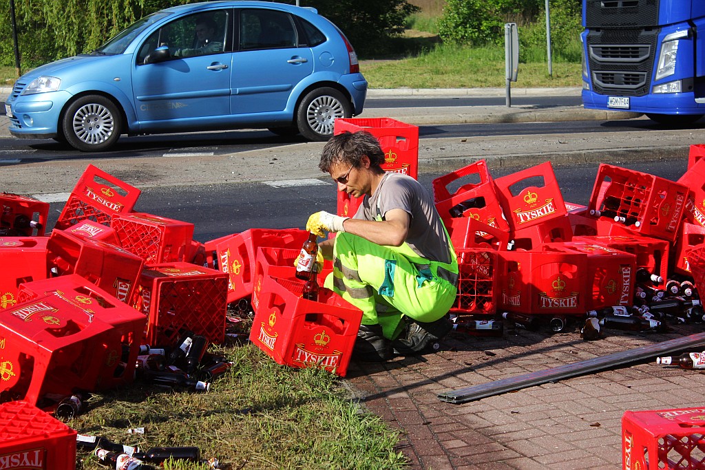 Rondo Unii Europejskiej utonęło w piwie	