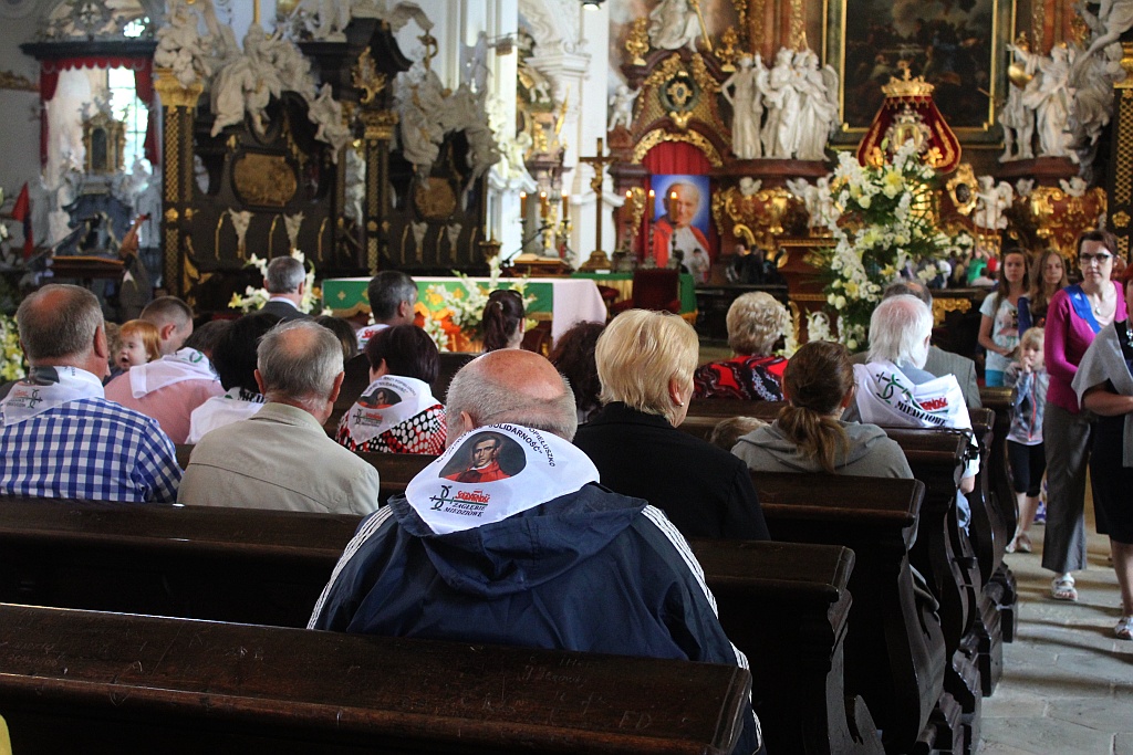 Związkowcy pielgrzymowali do Krzeszowa