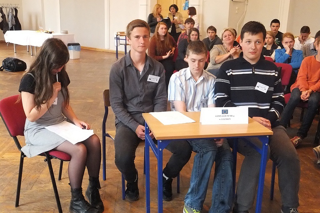 Gimnazjaliści chwalili się wiedzą o Europie