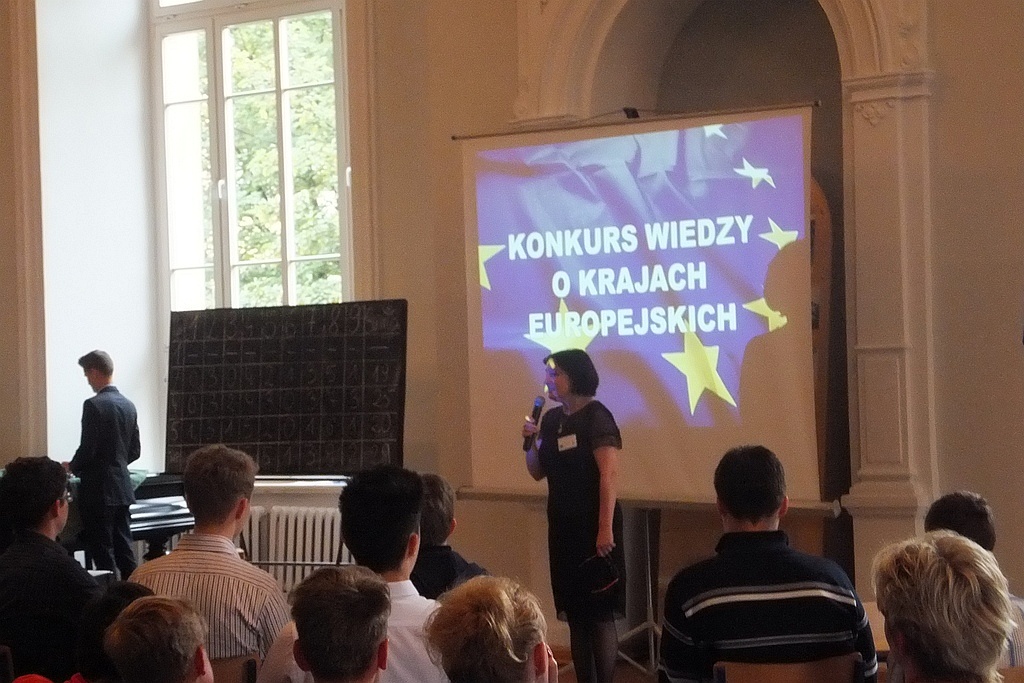 Gimnazjaliści chwalili się wiedzą o Europie