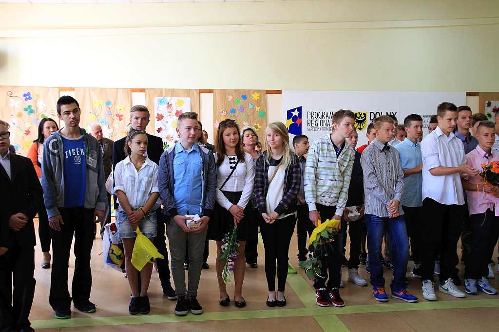 Minister na zakończeniu roku szkolnego w budowlance