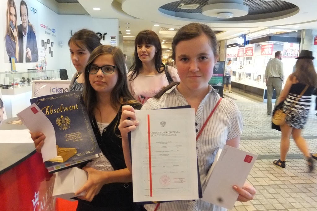 Galeria Piastów nagradzała najlepszych uczniów