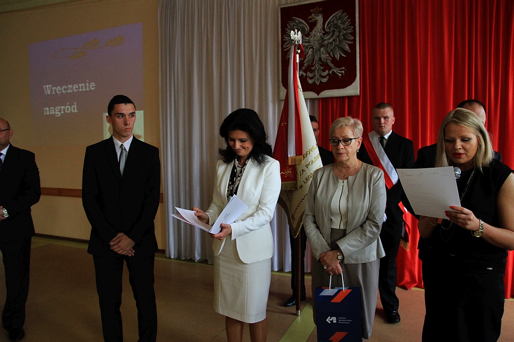 Minister na zakończeniu roku szkolnego w budowlance