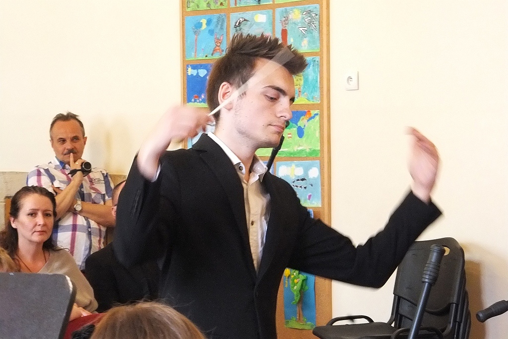 Mateusz zadebiutował jako dyrygent