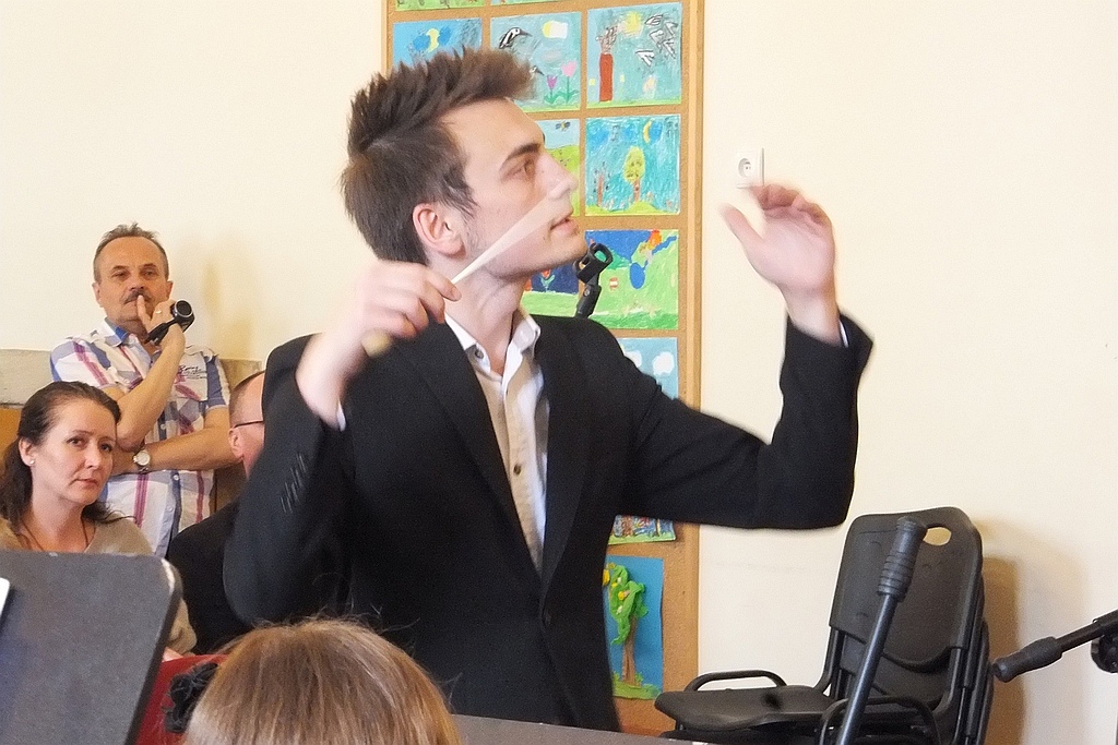 Mateusz zadebiutował jako dyrygent