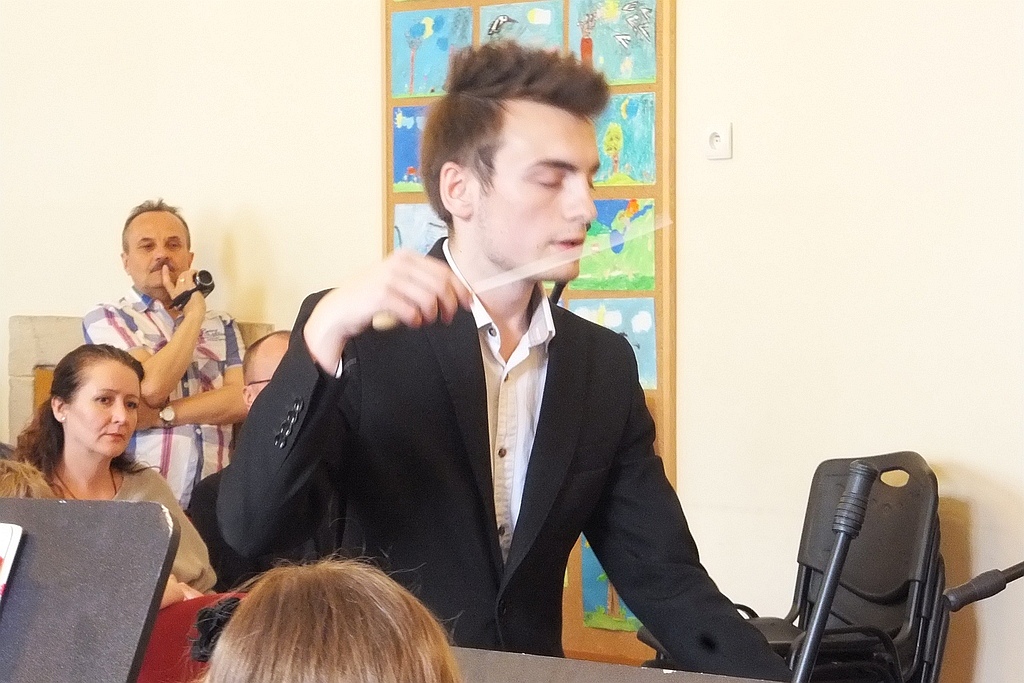 Mateusz zadebiutował jako dyrygent