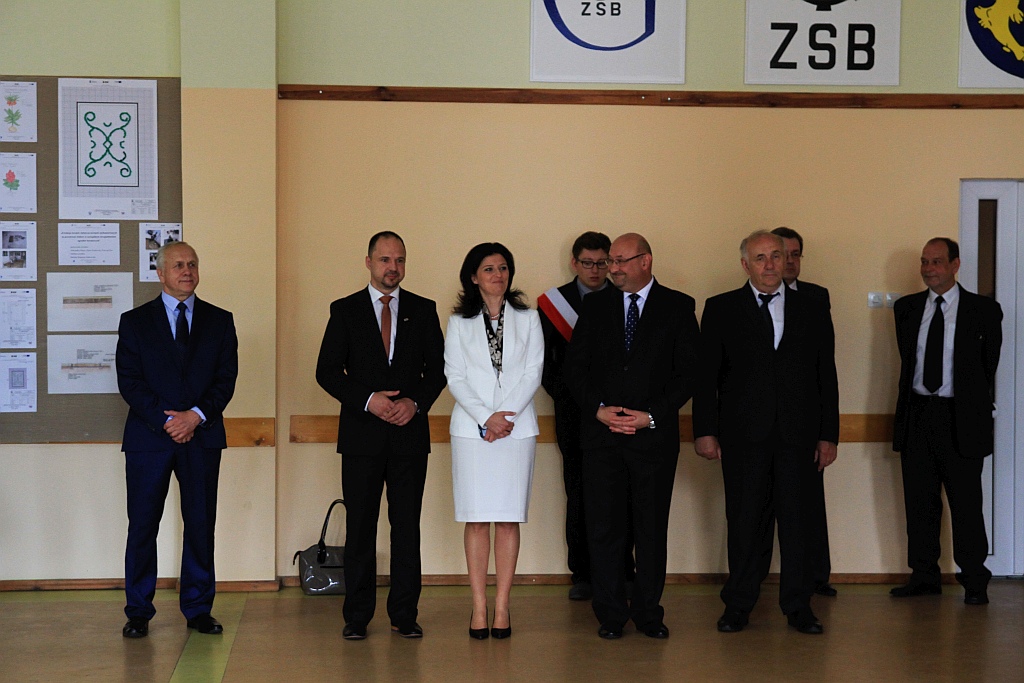 Minister na zakończeniu roku szkolnego w budowlance