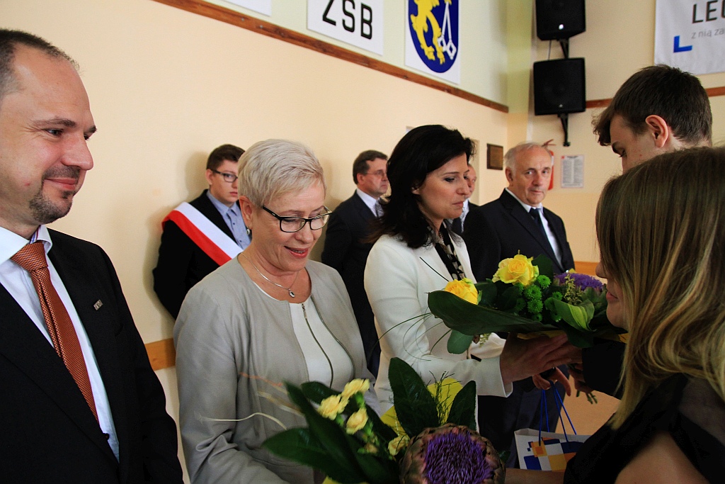 Minister na zakończeniu roku szkolnego w budowlance