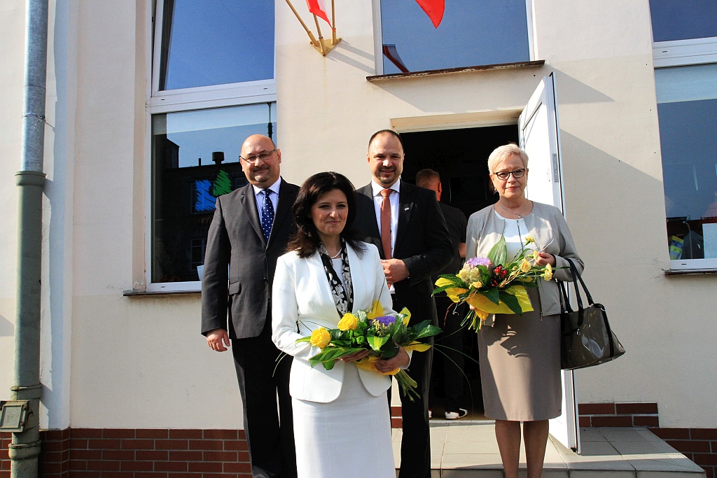 Minister na zakończeniu roku szkolnego w budowlance