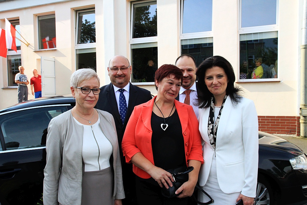 Minister na zakończeniu roku szkolnego w budowlance