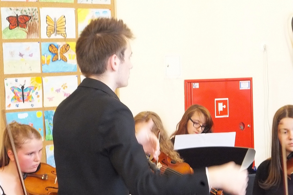 Mateusz zadebiutował jako dyrygent