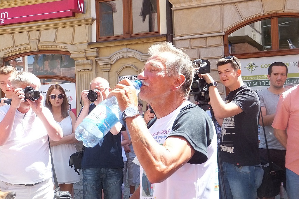Franciszek Gogół i jego pies zakończyli bieg dookoła Polski