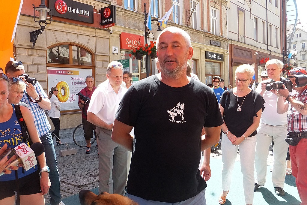 Franciszek Gogół i jego pies zakończyli bieg dookoła Polski
