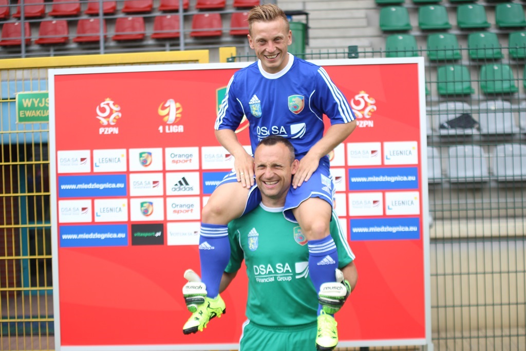 Sesja fotograficzna piłkarzy Miedzi