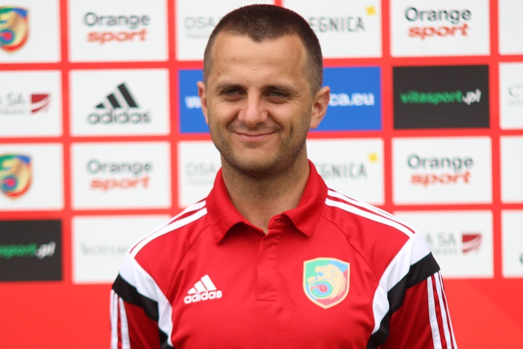 Sesja fotograficzna piłkarzy Miedzi
