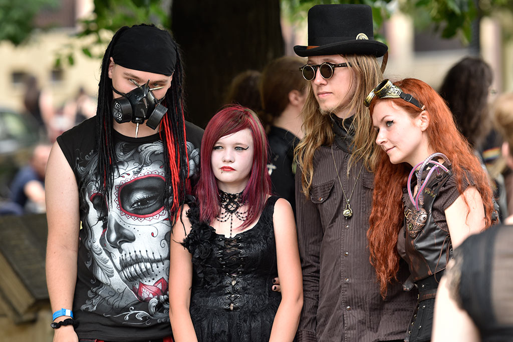 Festiwal dla fanów muzyki gotyckiej Castle Party 2015 w Bolkowie.