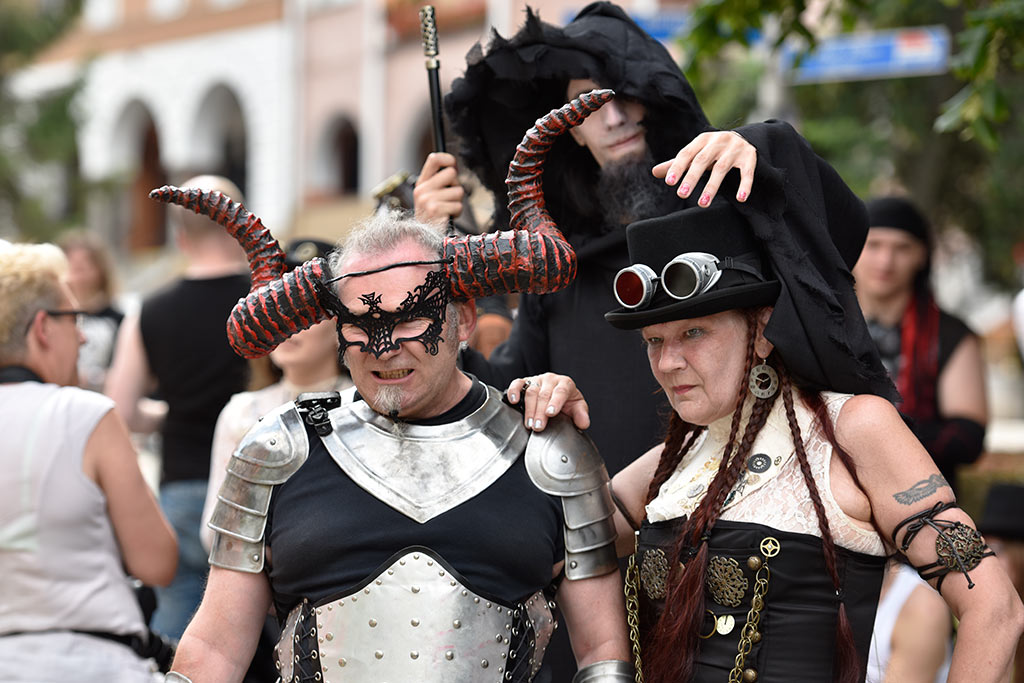 Festiwal dla fanów muzyki gotyckiej Castle Party 2015 w Bolkowie.