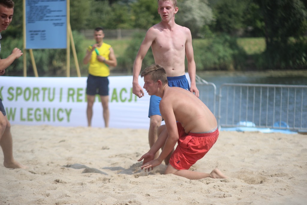 Na Kormoranie grali w plażową piłkę nożną