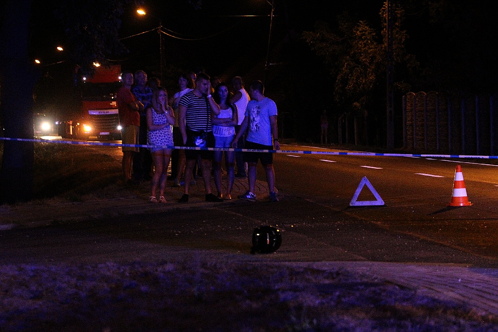 Wypadek w Spalonej. Motocyklista poważnie ranny