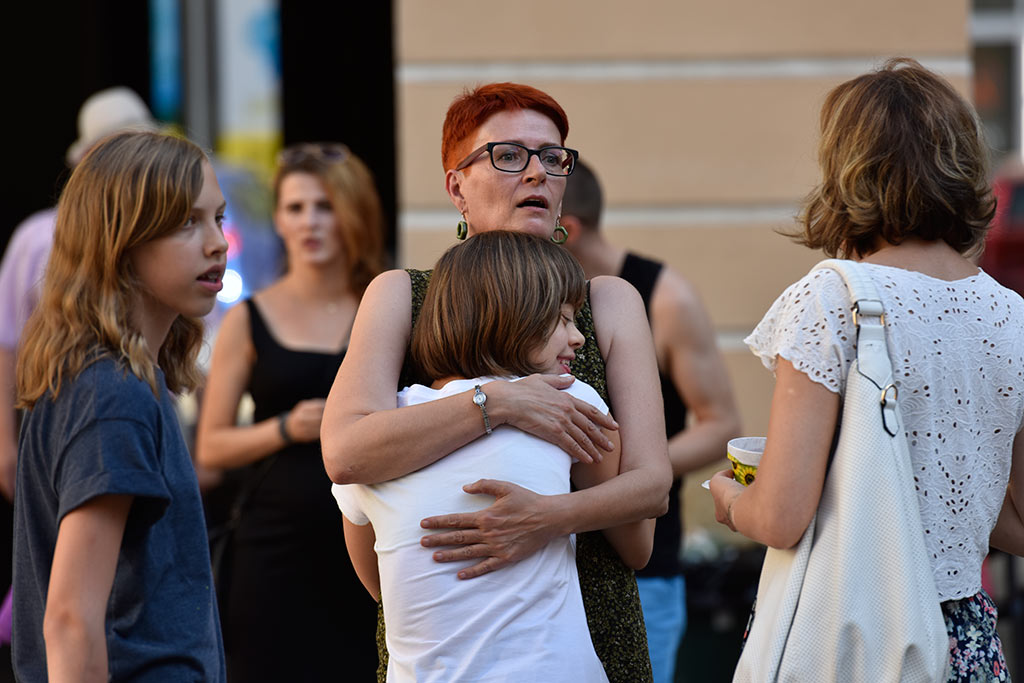 Familiada na dziedzińcu Akademii Rycerskiej na pożegnanie wakacji

