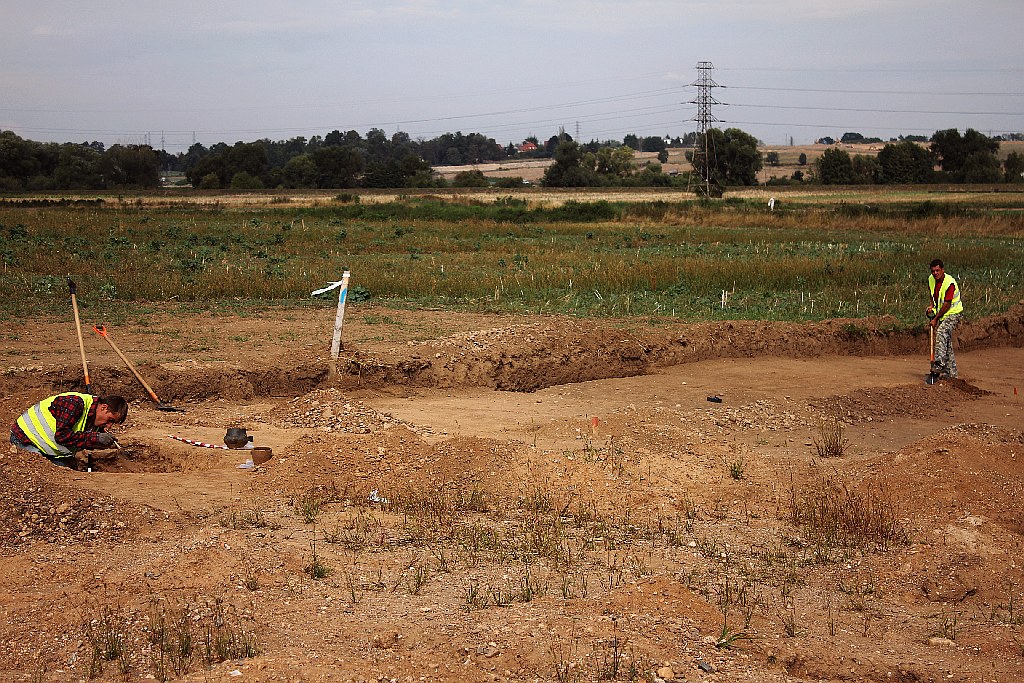 Pod Legnicą podczas budowy drogi S3 odkopali archeologiczne skarby