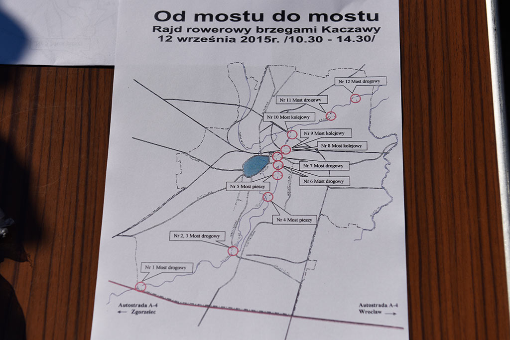 Rajd rowerowy z Muzeum Miedzi brzegiem rzeki  Kaczawy