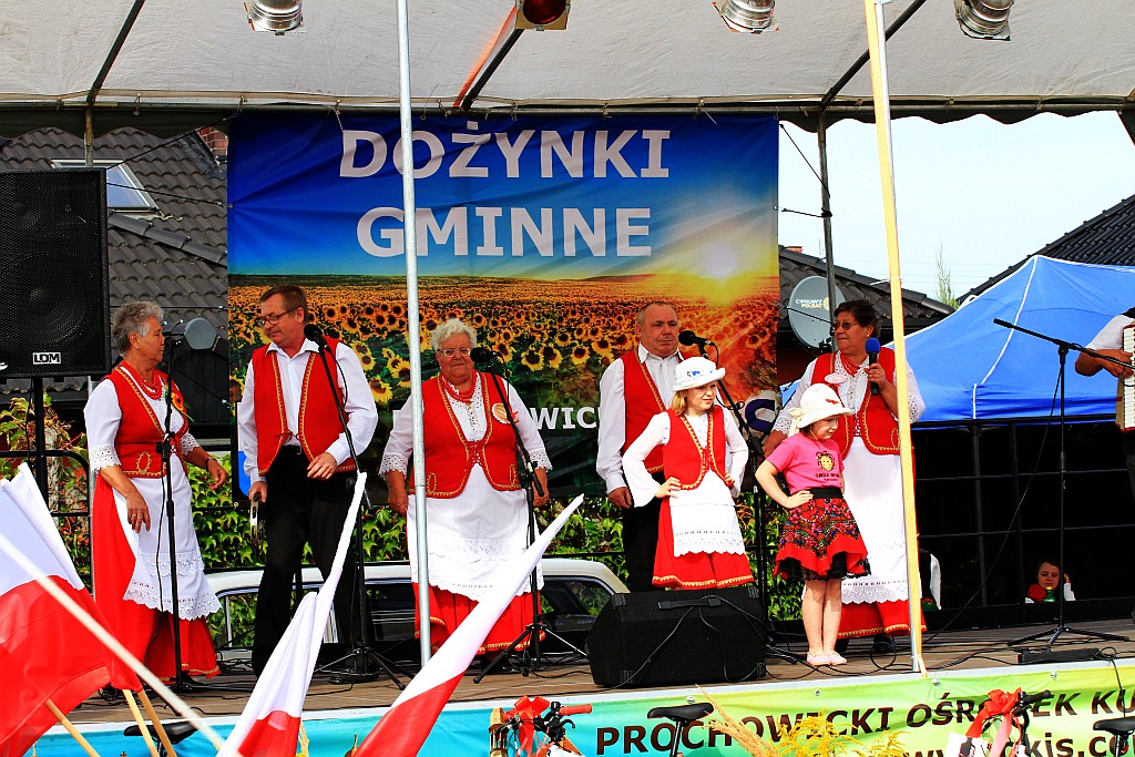 Mieszkańcy gminy Prochowice bawili się na dorocznych dożynkach