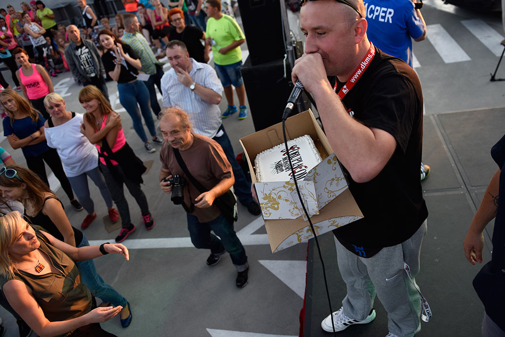 Charytatywny maraton zumby na dachu Galerii Piastów