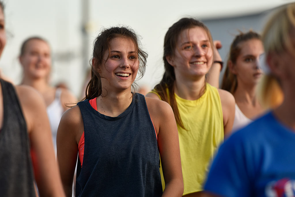 Charytatywny maraton zumby na dachu Galerii Piastów cz2