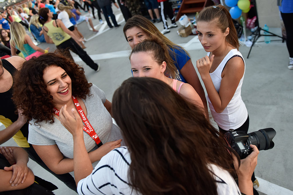 Charytatywny maraton zumby na dachu Galerii Piastów cz2