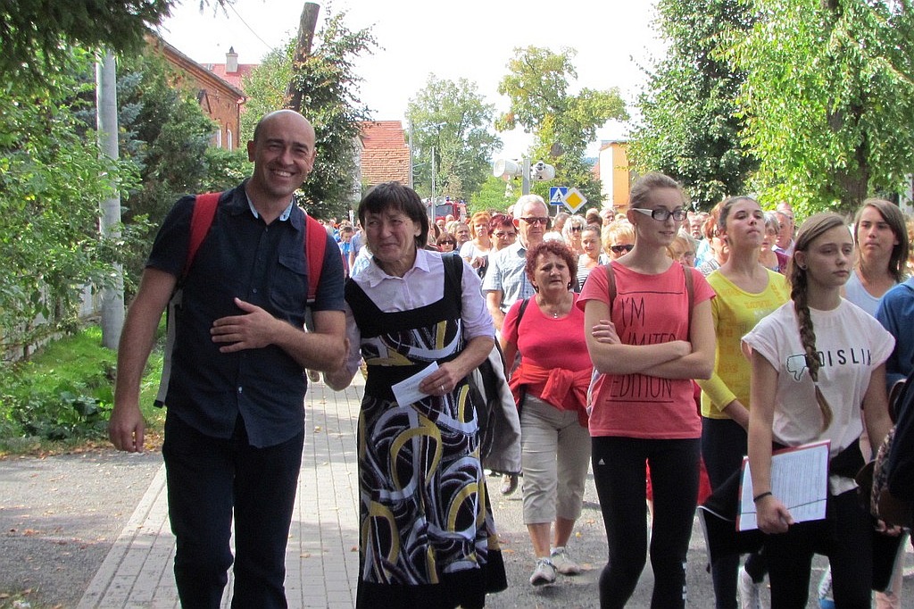Całe rodziny wzięły udział w pielgrzymce rodzinnej na Kalwarię
