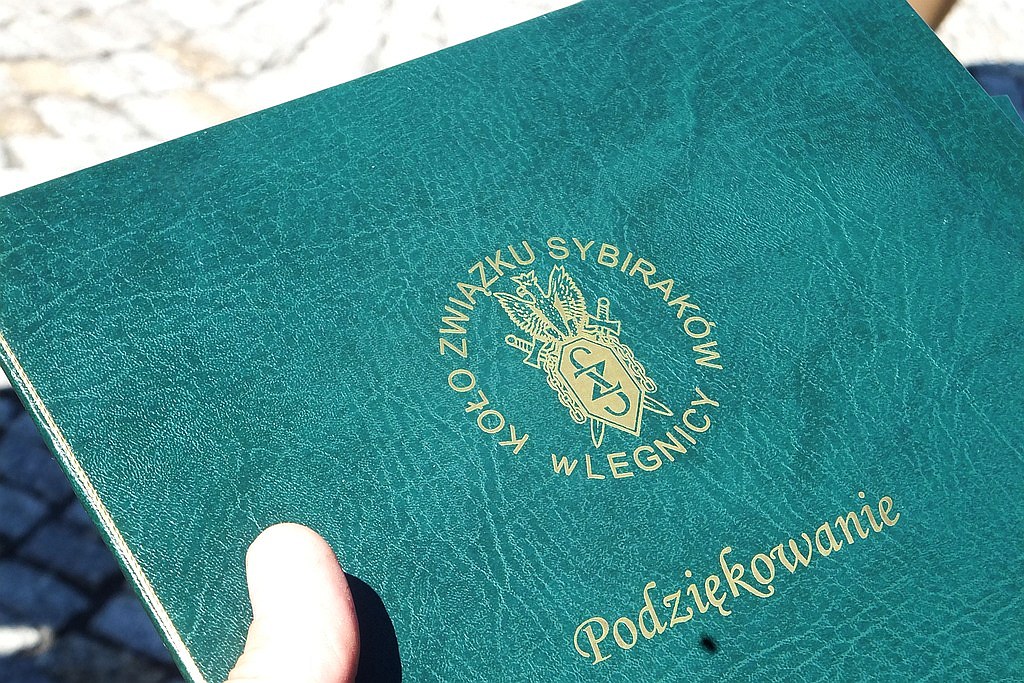 Legniczanie uczestniczyli w odsłonięciu Pomnika Zesłańcom Sybiru