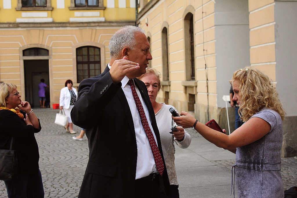 Sala królewska już zachwyca, maneżownia nabiera wyrazu