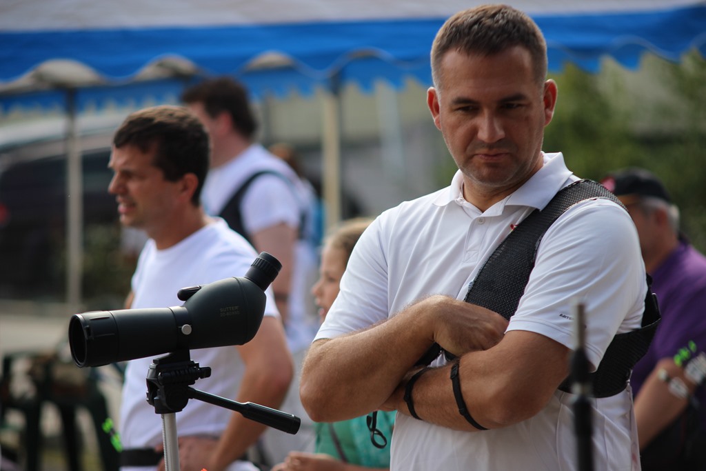 Na torach łuczniczych przy ul. Radosnej strzelają oldboje