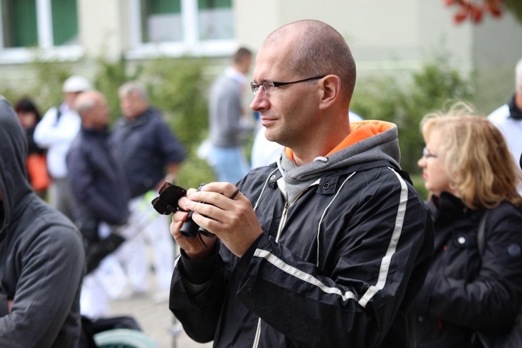 Na torach łuczniczych przy ul. Radosnej strzelają oldboje cz2