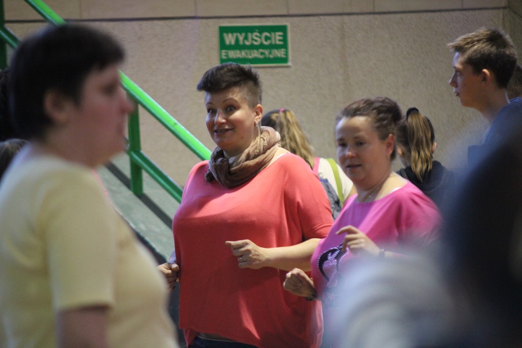 Niepełnosprawni zatańczyli Zumbę w hali przy ul. Lotniczej