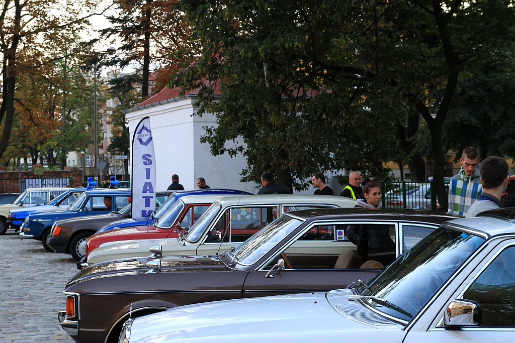 Kilkanaście samochodów wzięło udział w pikniku motoryzacyjnym