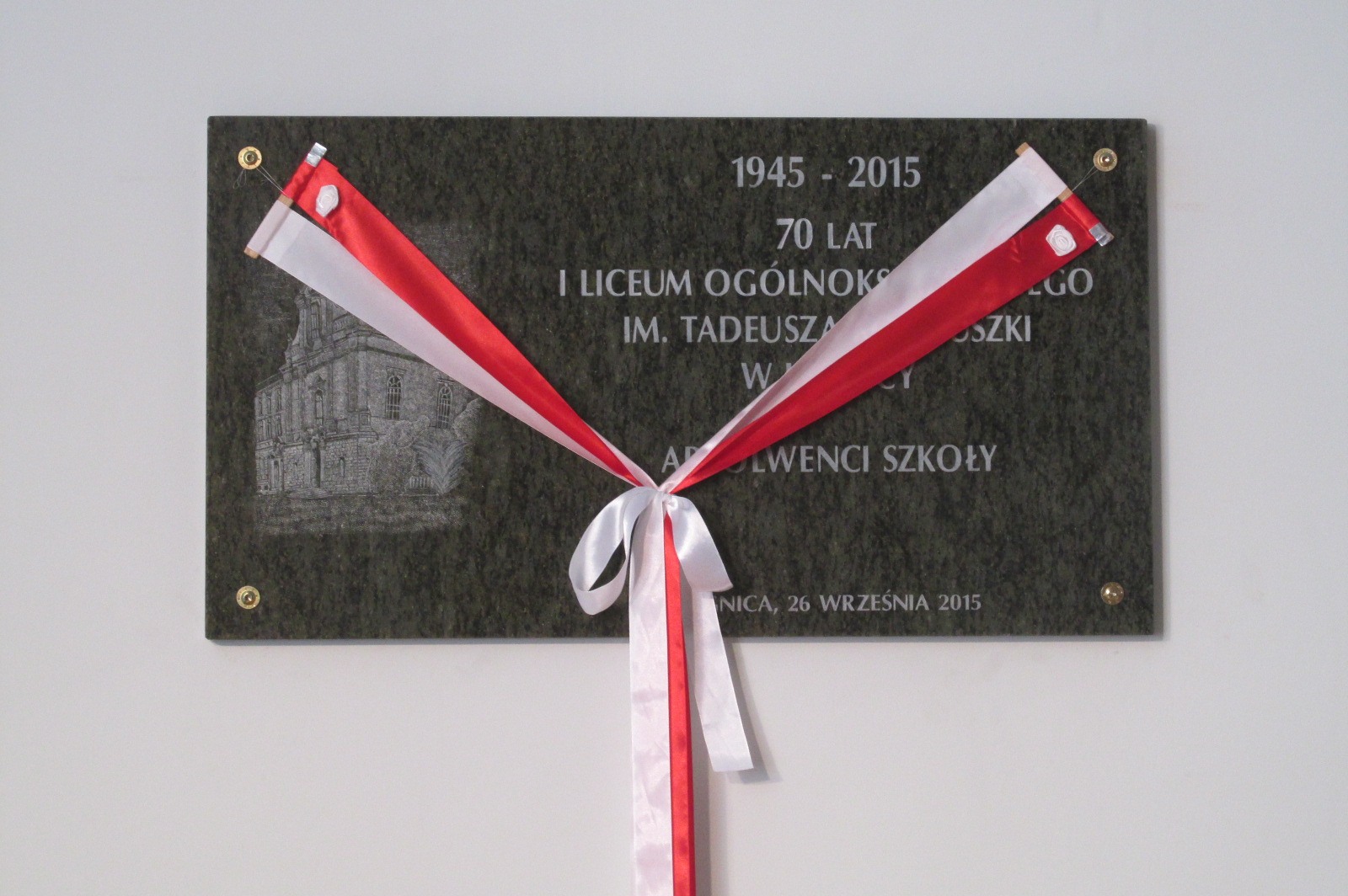 I Liceum Ogólnokształcącym świętuje 70-lecie istnienia	