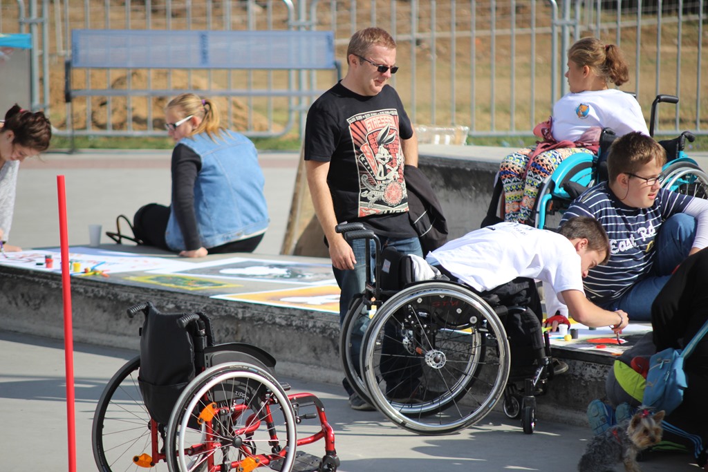 Drugi happening integracyjny na legnickim skateparku