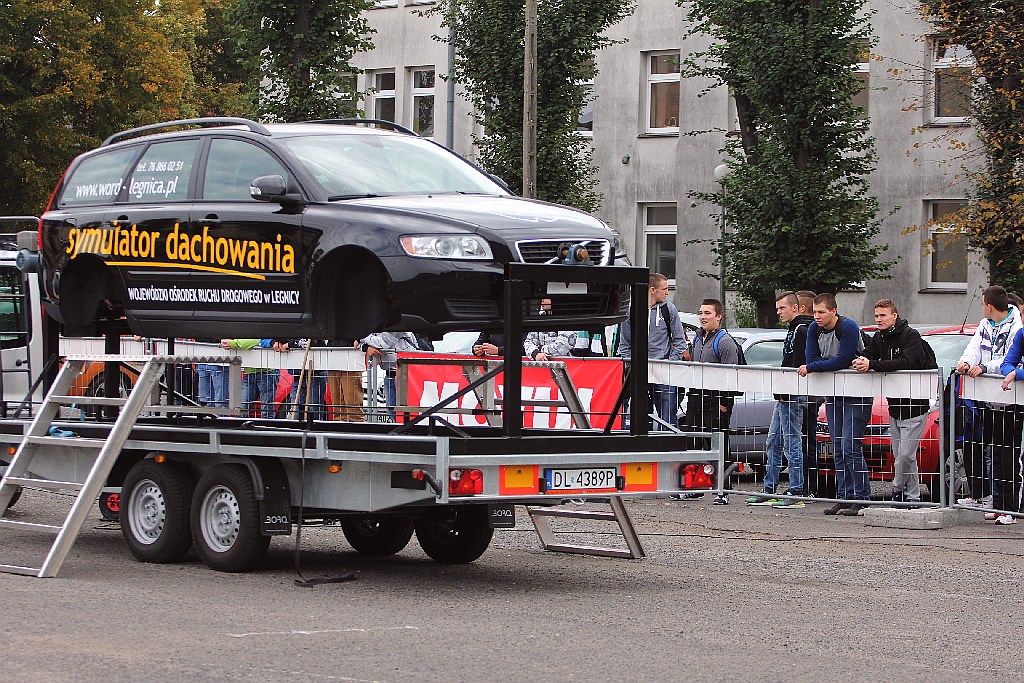 Bezpieczny uczeń w Zespole Szkół Samochodowych. Wykłady i pokazy